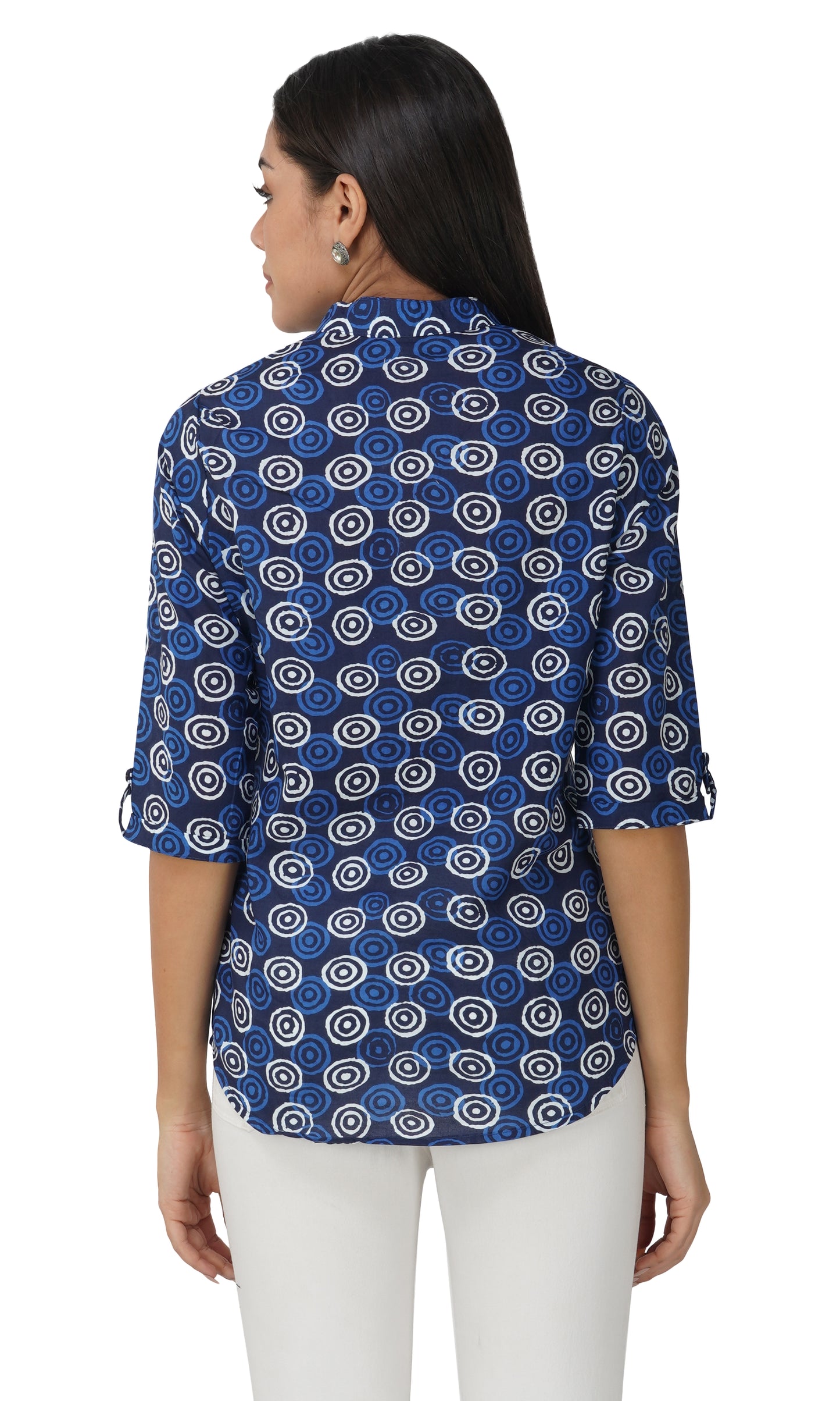 Vastraa Fusion" Cotton Block Printed Top for Girls/Women