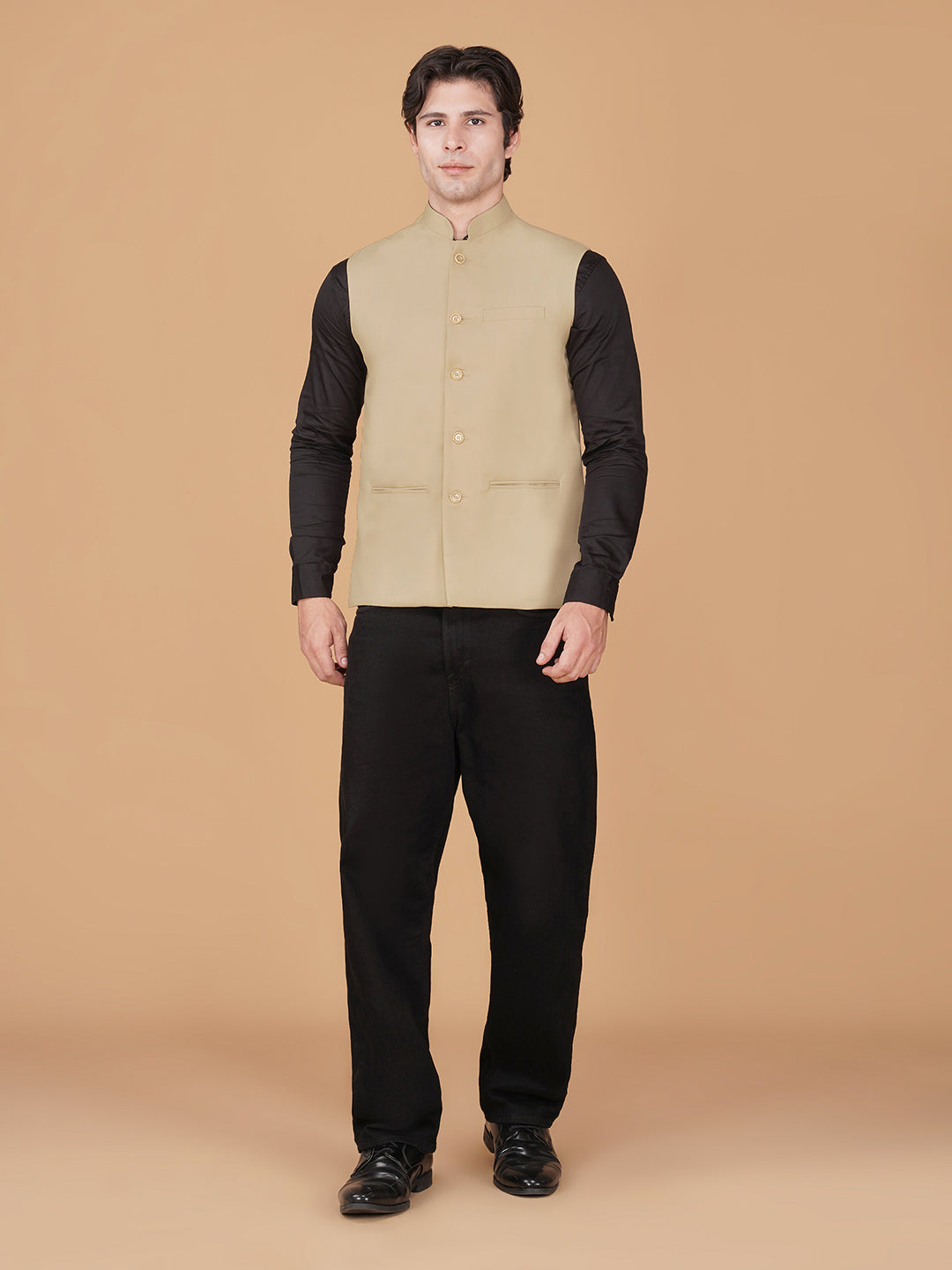 Vastraa Fusion Bandi Modi Koti, Nehru Jacket for Men, Cotton Waistcoat for All Occasion: Diwali, Wedding, Ethnic, Office Party, Formal & casual Look