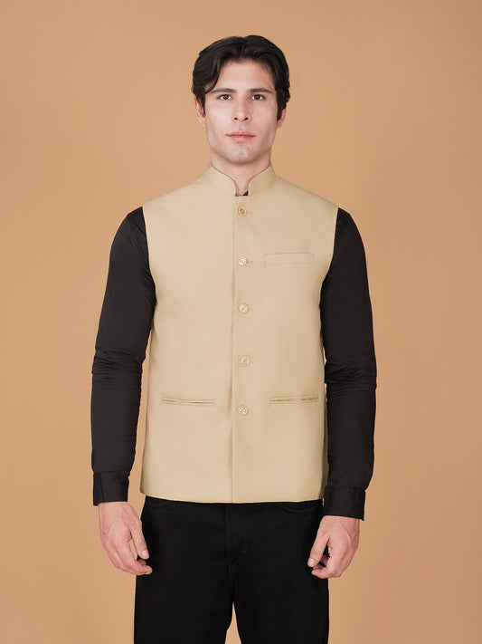 Vastraa Fusion Bandi Modi Koti, Nehru Jacket for Men, Cotton Waistcoat for All Occasion: Diwali, Wedding, Ethnic, Office Party, Formal & casual Look
