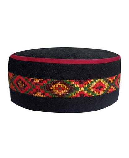 Vastraa Fusion Unisex Woolen Kullu Himachali Cap