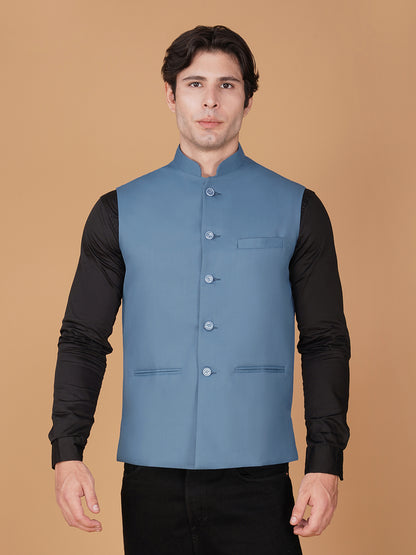 Vastraa Fusion Bandi Modi Koti, Nehru Jacket for Men, Cotton Waistcoat for All Occasion: Diwali, Wedding, Ethnic, Office Party, Formal & casual Look