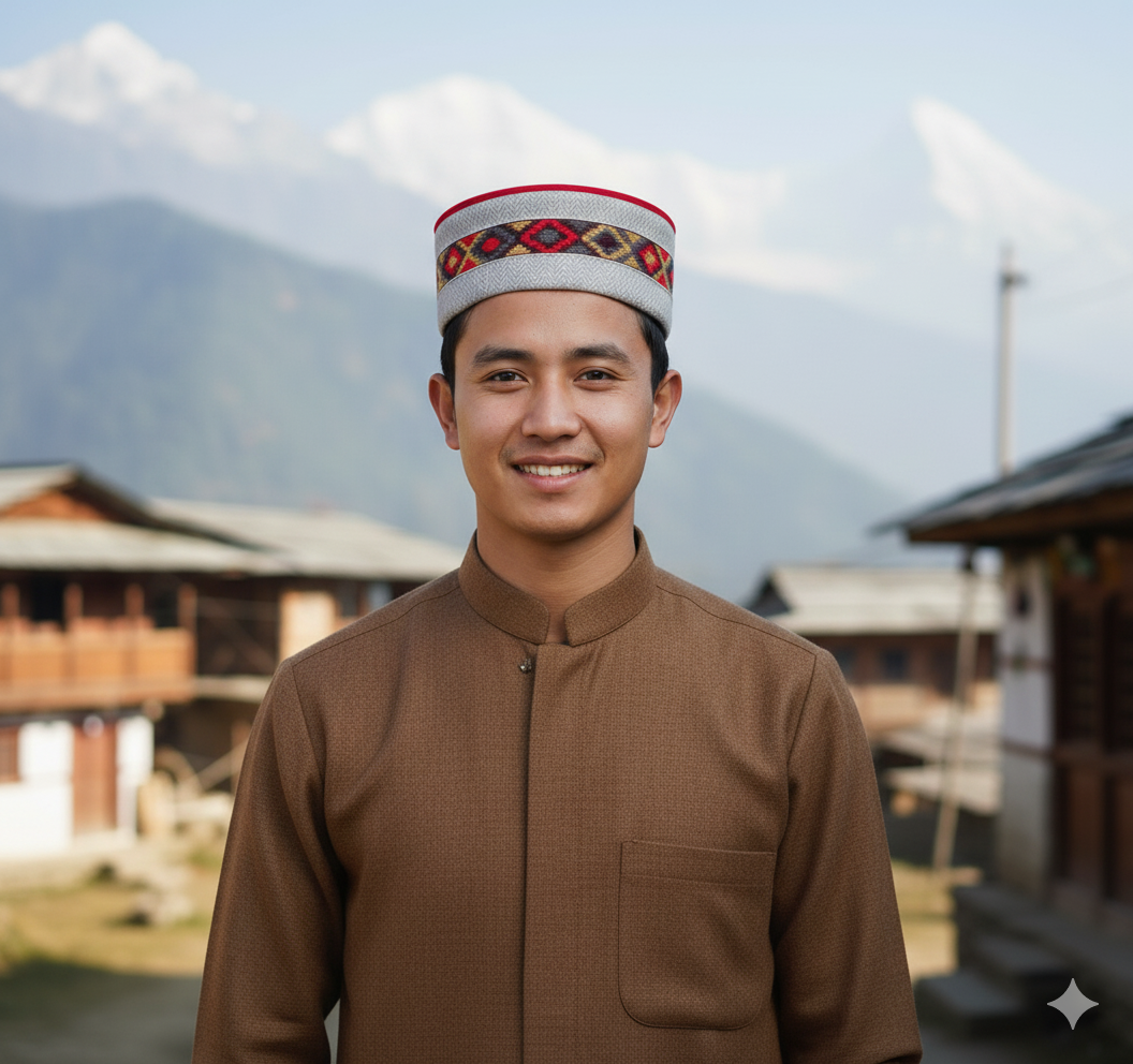 Vastraa Fusion Unisex Woolen Kullu Himachali Cap