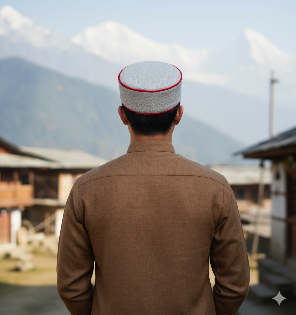 Vastraa Fusion Unisex Woolen Kullu Himachali Cap