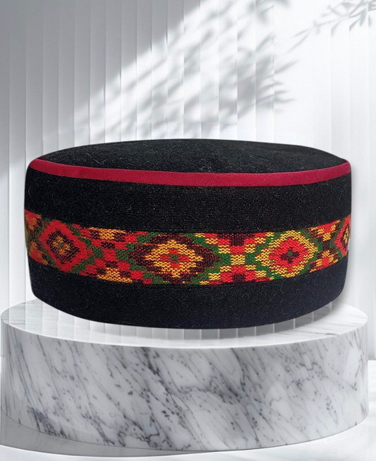 Vastraa Fusion Unisex Woolen Kullu Himachali Cap