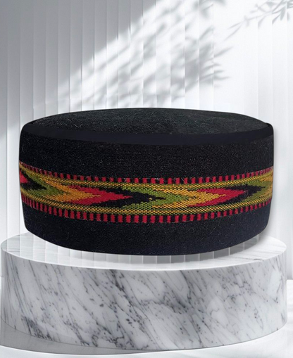 Vastraa Fusion Unisex Woolen Kullu Himachali Cap