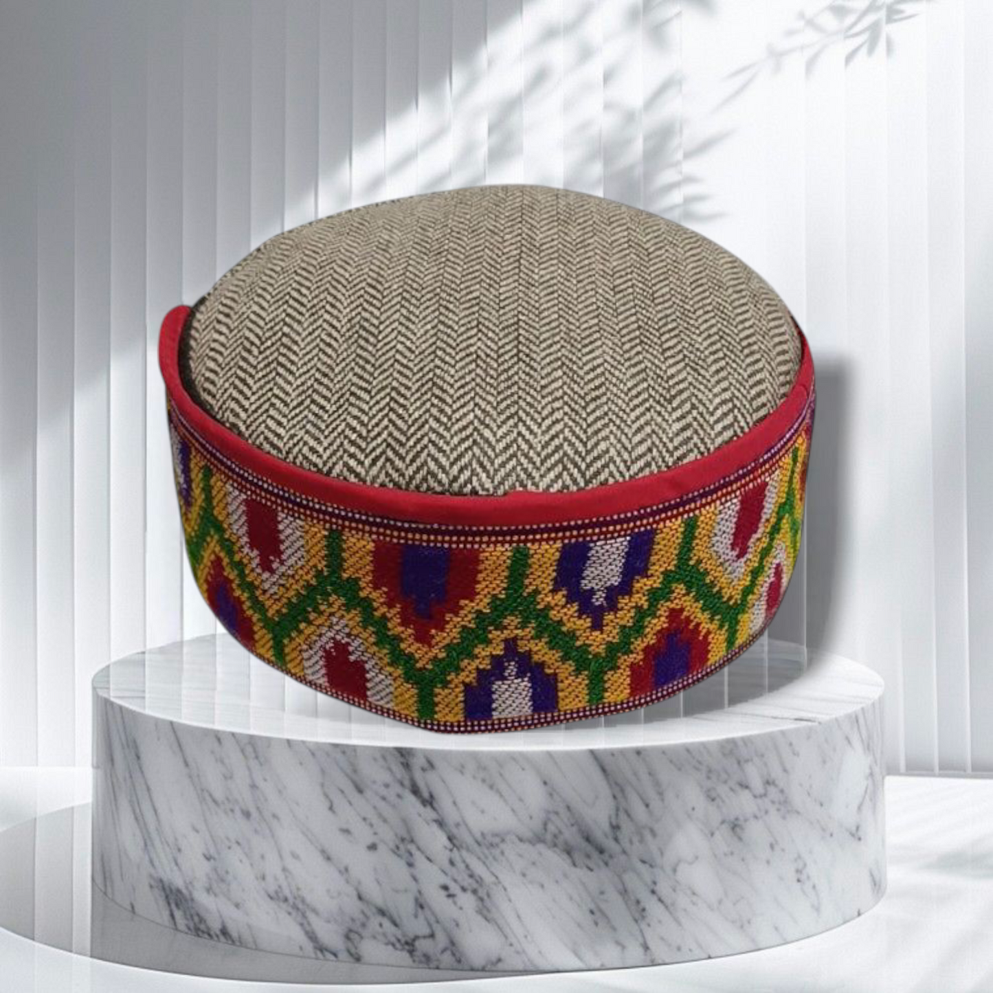 Vastraa Fusion Unisex Woolen Kullu Himachali Cap