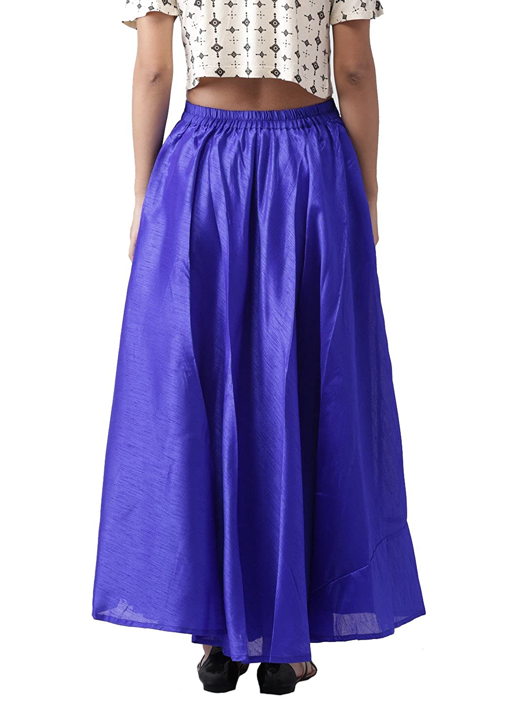 Vastraa Fusion Skirt Urban - Full Length - Chanderi sKIRT