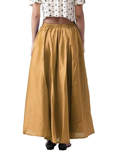 Vastraa Fusion Skirt Urban - Full Length - Chanderi Skirt