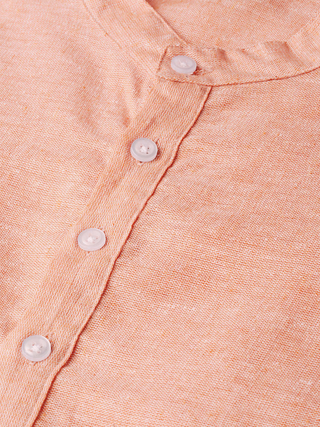 Vastraa Fusion Men's Solid Cotton Solid Kurt