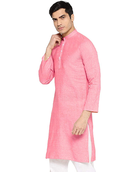 Vastraa Fusion Men's Solid Cotton Solid Kurt Pajama