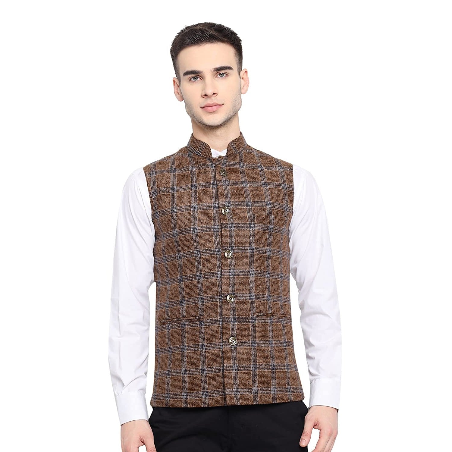 Ladies Red Woolen Nehru Jacket Manufacturer Supplier from Delhi India